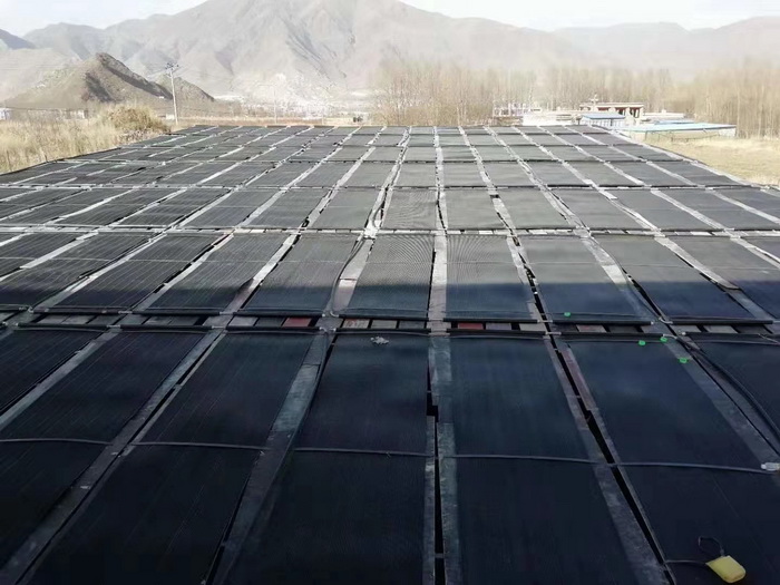 太陽能+空氣能大型恆溫遊泳池西藏項